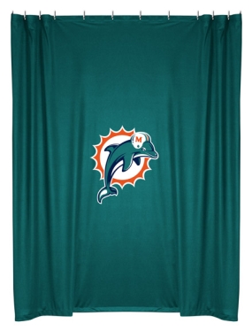 Miami Dolphins Shower Curtain