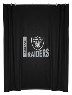 Oakland Raiders Shower Curtain