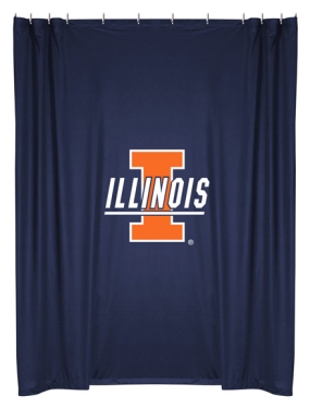 Illinois Fighting Illini Shower Curtain