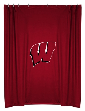 Wisconsin Badgers Shower Curtain