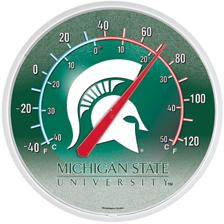 Michigan State Spartans Thermometer