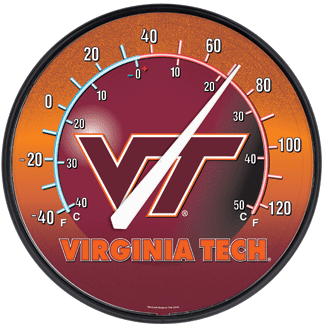 Virgina Tech Hokies Thermometer