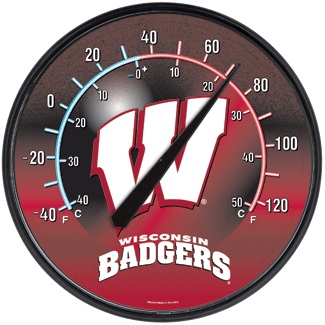 Wisconsin Badgers Thermometer