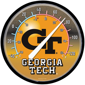 Georgia Tech Yellow Jackets Thermometer
