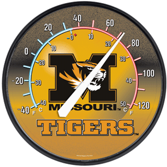 Missouri Tigers Thermometer