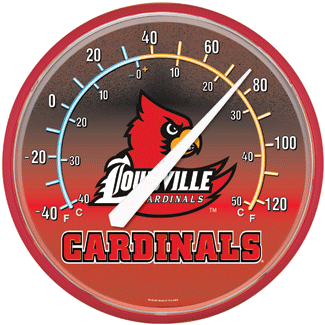 Louisville Cardinals Thermometer