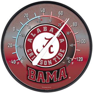 Alabama Crimson Tide Thermometer