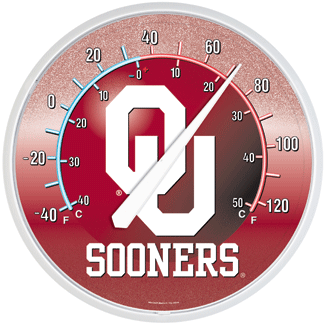 Oklahoma Sooners Thermometer