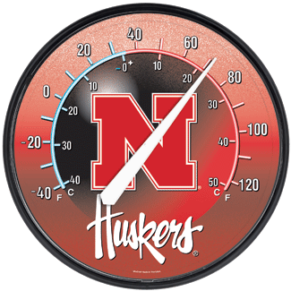 Nebraska Cornhuskers Thermometer
