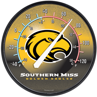 Southern Miss Golden Eagles Thermometer
