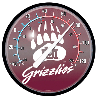 Montana Grizzlies Thermometer