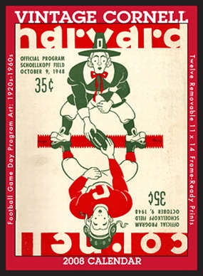 Cornell Big Red 2008 Vintage Football Program Calendar