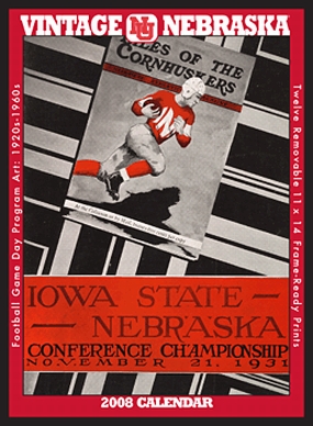 Nebraska Cornhuskers 2008 Vintage Football Program Calendar