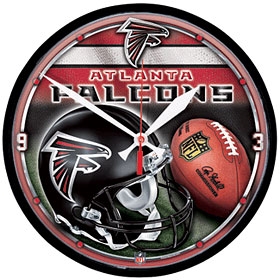 Atlanta Falcons Round Clock