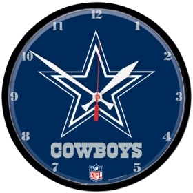 Dallas Cowboys Round Clock