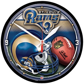 Saint Louis Rams Round Clock