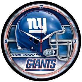 New York Giants Round Clock