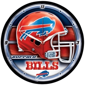 Buffalo Bills Round Clock