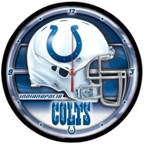 Indianapolis Colts Round Clock