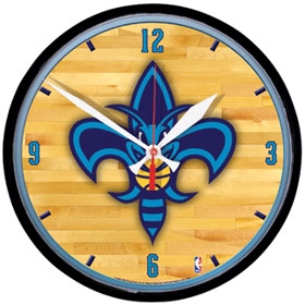New Orleans Hornets Round Clock