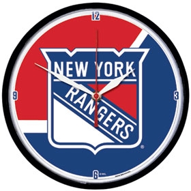 New York Rangers Round Clock