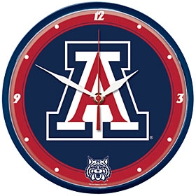 Arizona Wildcats Round Clock