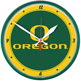 Oregon Ducks Round Clock