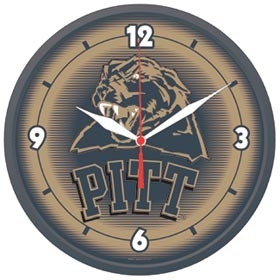 Pittsburgh Panthers Round Clock
