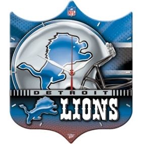 Detroit Lions High Definition Clock