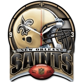 New Orleans Saints High Definition Clock