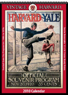 Harvard Crimson 2010 Vintage Football Program Calendar