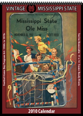 Mississippi State Bulldogs 2010 Vintage Football Program Calendar