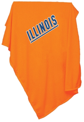 Illinois Fighting Illini Sweatshirt Blanket