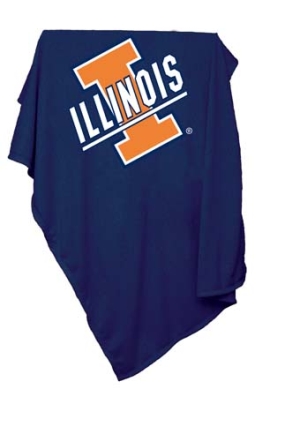Illinois Fighting Illini Sweatshirt Blanket