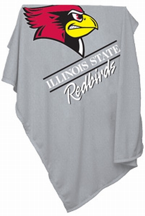 Illinois State Redbirds Sweatshirt Blanket