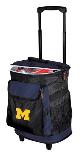 Michigan Wolverines Rolling Cooler