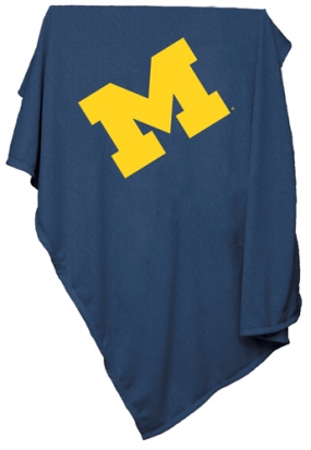 Michigan Wolverines Sweatshirt Blanket