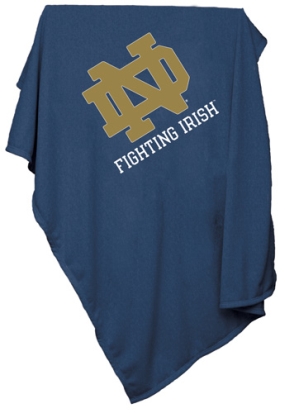 Notre Dame Fighting Irish Sweatshirt Blanket