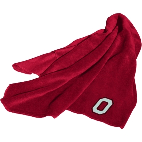 Ohio State Buckeyes Fleece Throw Blanket