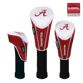 Alabama Crimson Tide Set of 3 Golf Club Headcovers
