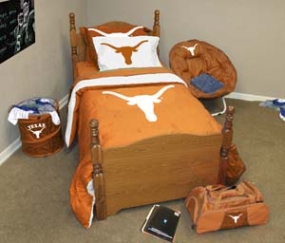 Texas Longhorns Twin Size Bedding In A Bag