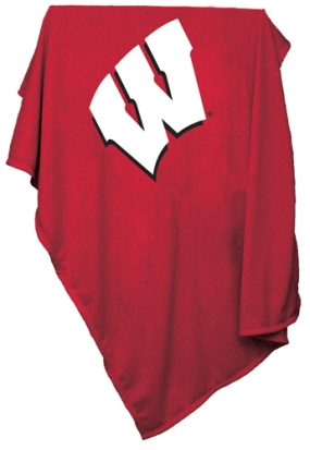Wisconsin Badgers Sweatshirt Blanket