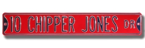 10 CHIPPER JONES DR Street Sign