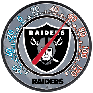 Oakland Raiders Thermometer