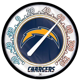 San Diego Chargers Thermometer