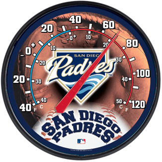 San Diego Padres Thermometer