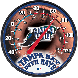 Tampa Bay Rays Thermometer