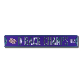 D-BACK CHAMPS AVE Street Sign