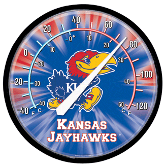 Kansas Jayhawks Thermometer