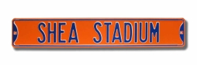 SHEA STADIUM orange Street Sign